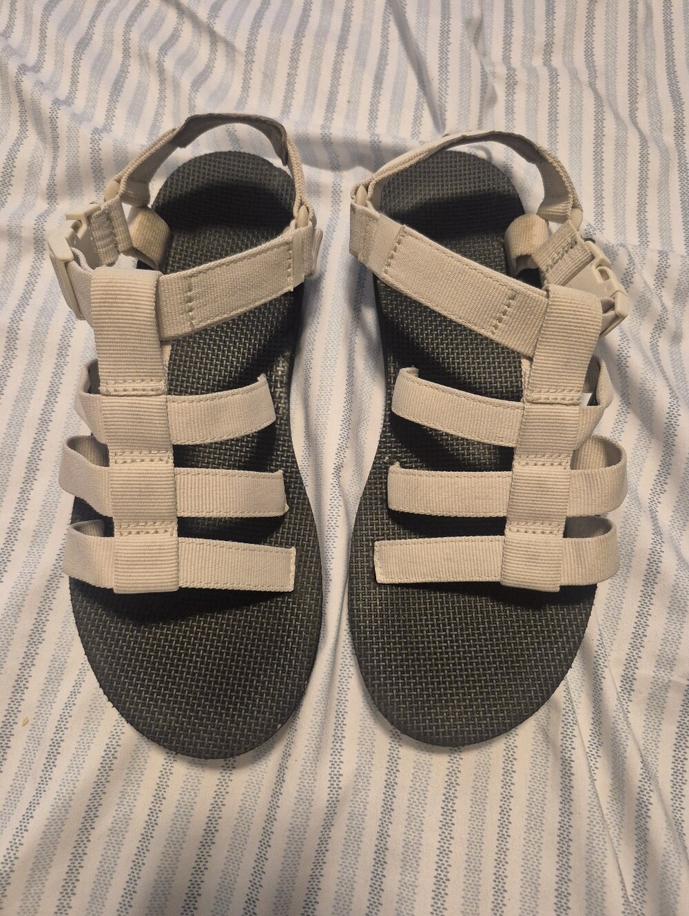 Women's Beige Multi-Strap Tevas Sandals - Lightweight Comfort
